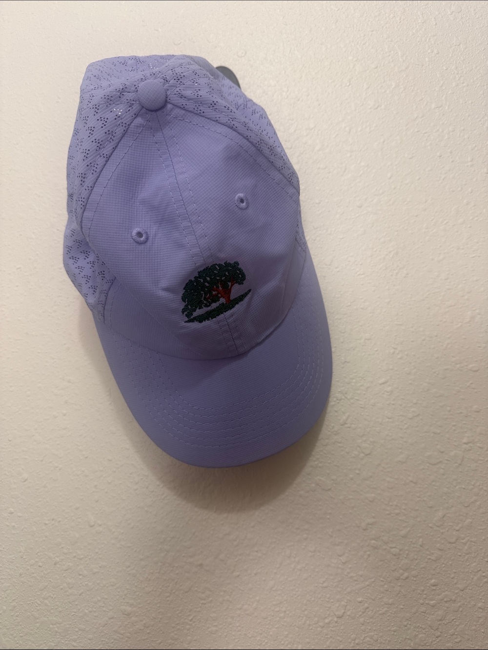 Imperial Lilac Women’s Baseball Cap with Tree Embroidery, Small Fit